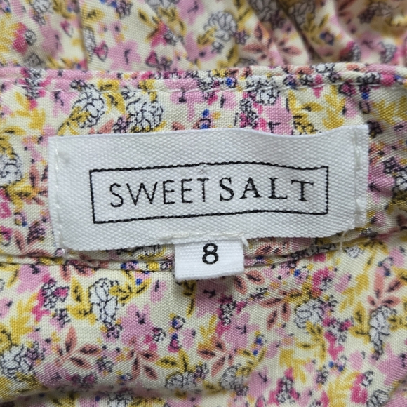 Chic Pink Floral Midi Dress - Picture 8 of 10